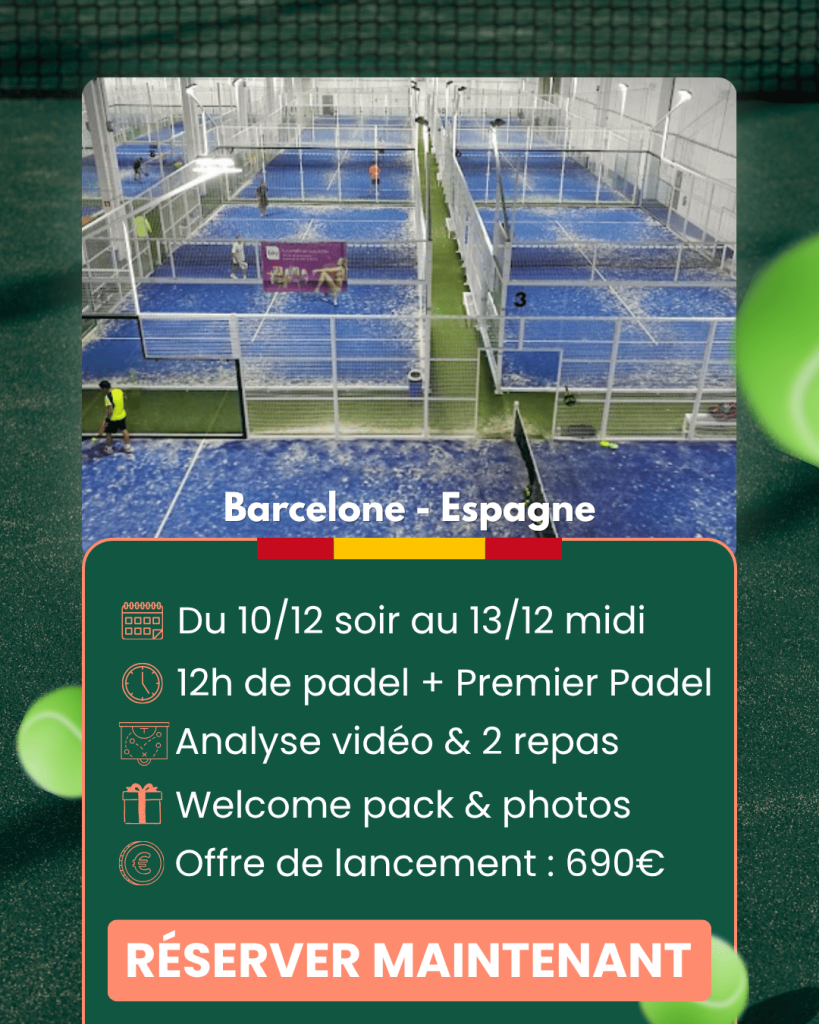 stage padel barcelone
