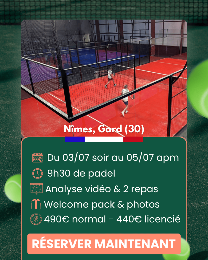 stage padel nîmes